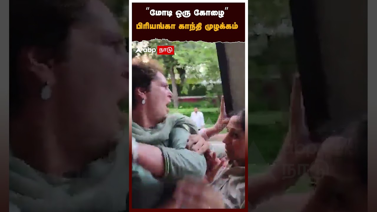 &ldquo;மோடி ஒரு கோழை&rdquo; பிரியங்கா காந்தி முழக்கம் | Priyanka Gandhi On Modi | BJP | Congress