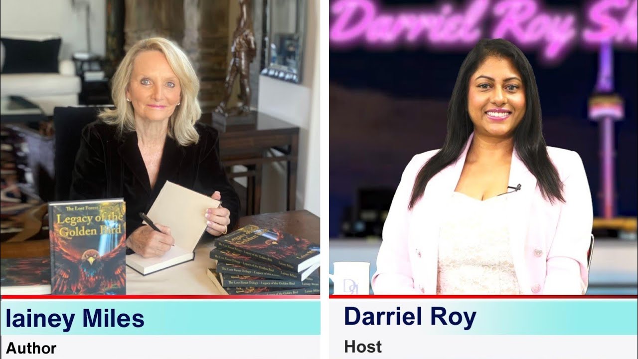 The Darriel Roy Show - Lainey Miles, Author - Legacy Of The Golden Bird