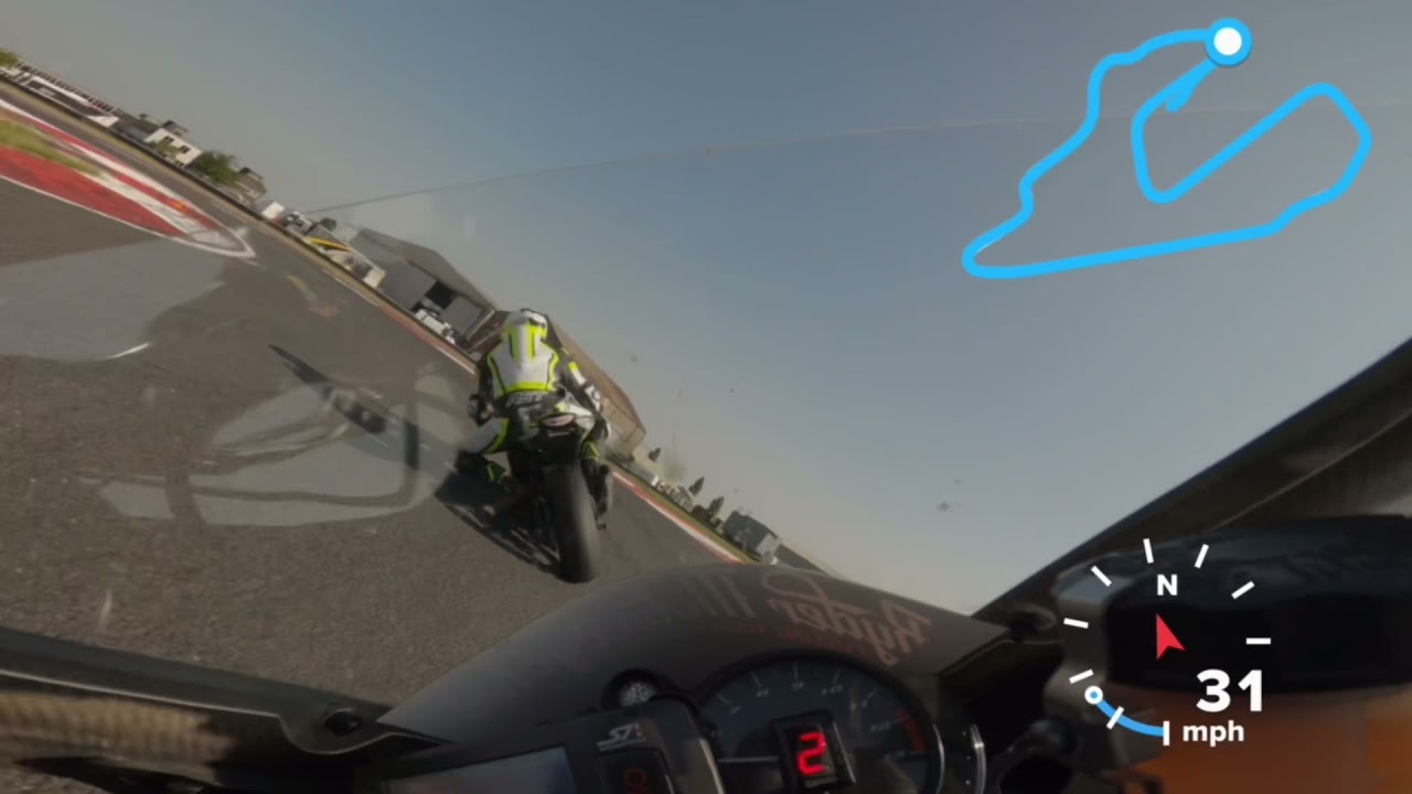 Bedford Autodrome - cutting through the field