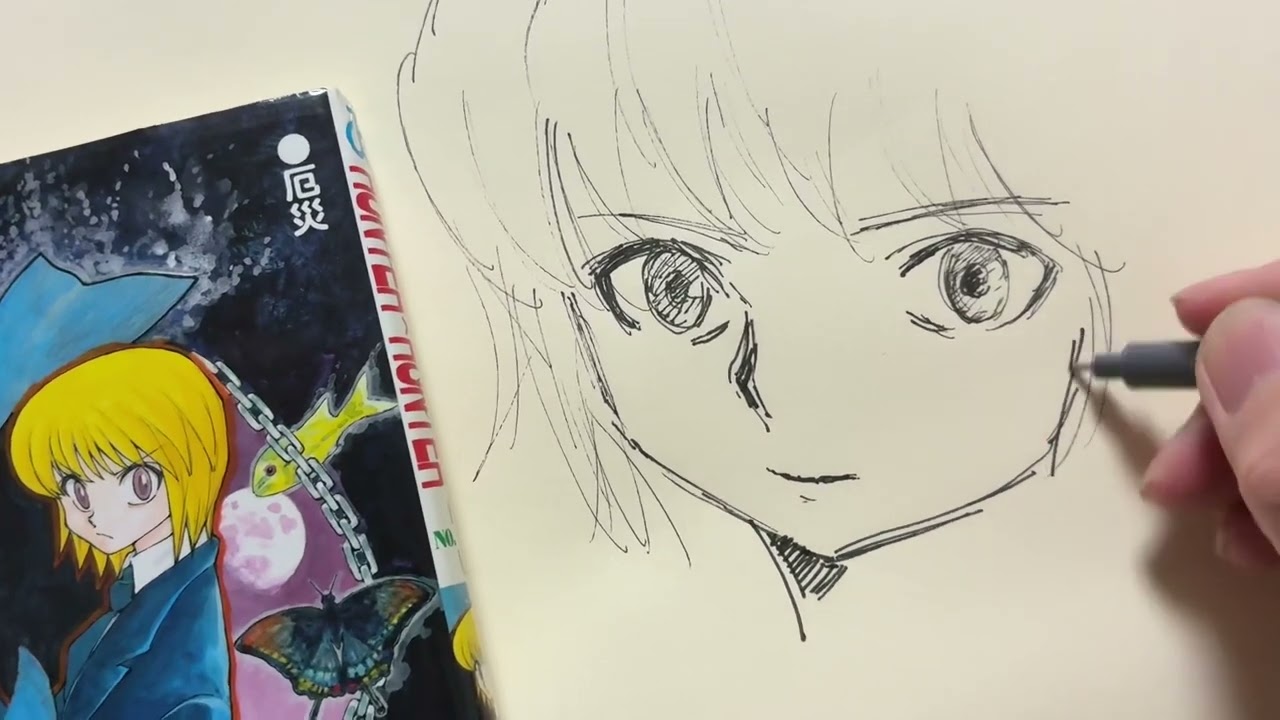 作画ASMR ハンターハンター　クラピカ　#pendrawing #hunterxhunter #ハンターハンター #クラピカ #asmr 