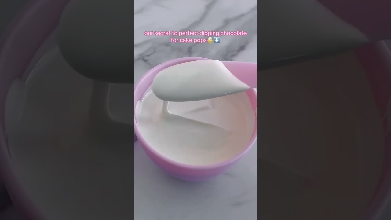 How to Get The Perfect Dipping Chocolate for Cake Pops!🩷🧁
