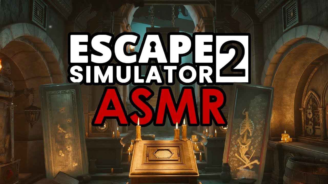 FINALLY Escaping Dracula's Castle ~ Relaxing Escape Simulator 2 ASMR (close male whispers)