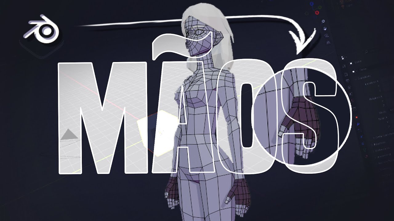 Como Modelar uma MÃO Low Poly no Blender 3D FÁCIL 2025
