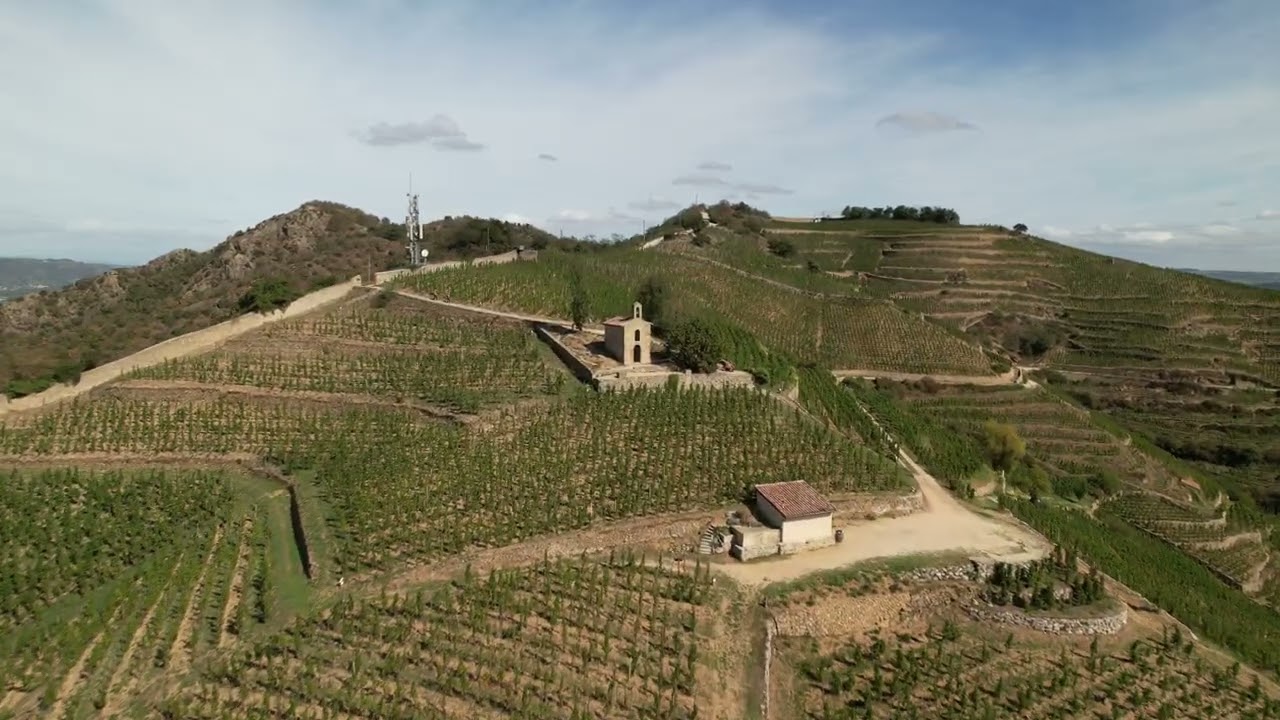 Tournon-sur-Rhône Vineyards Drone Tour