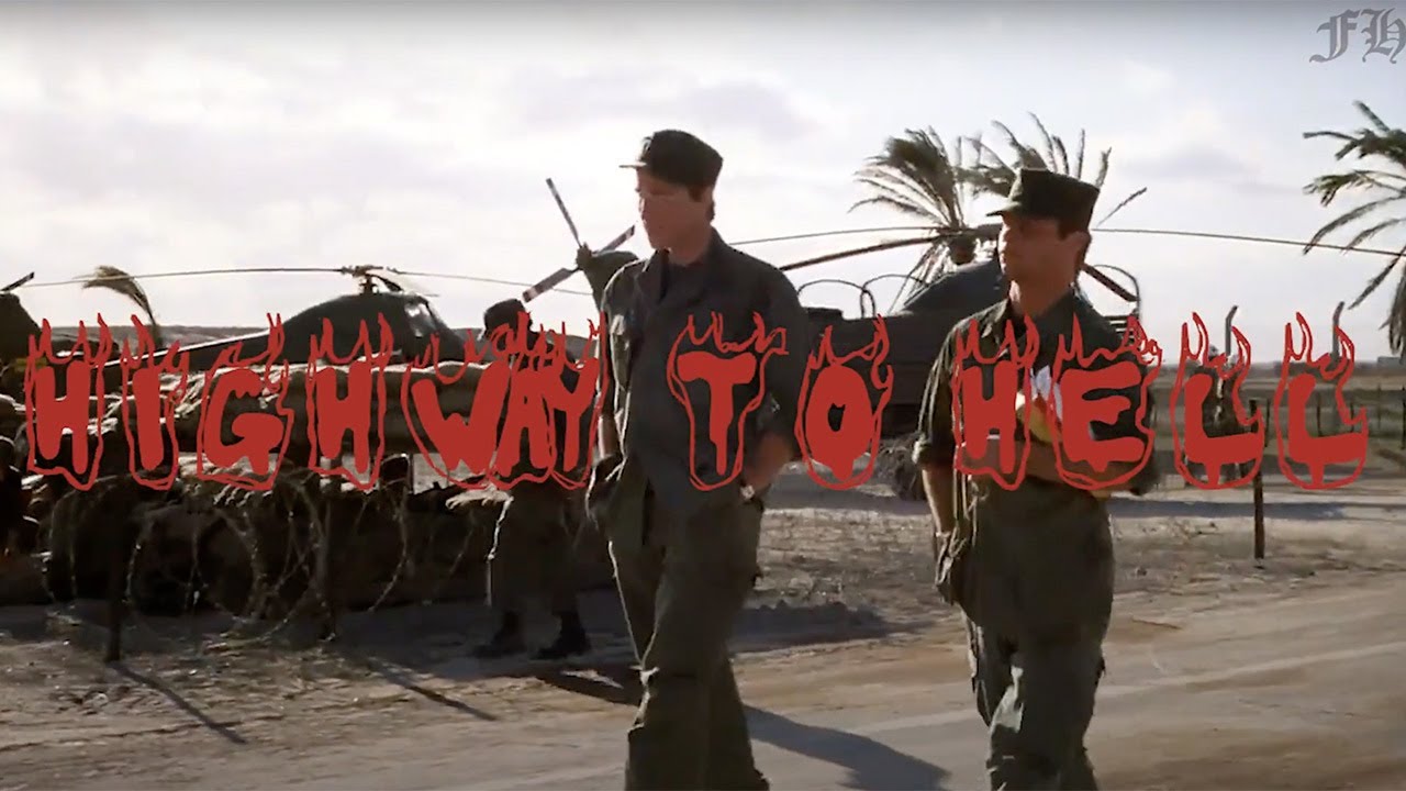 지옥으로 가는 길 🔥 AC/DC - highway to hell (가사,해석)(full metal jacket)