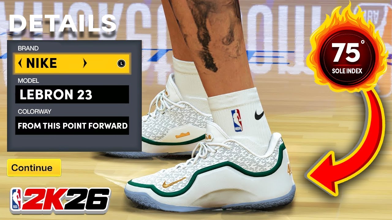 NBA 2K26 Shoe Creator: LeBron 23 From This Point Forward