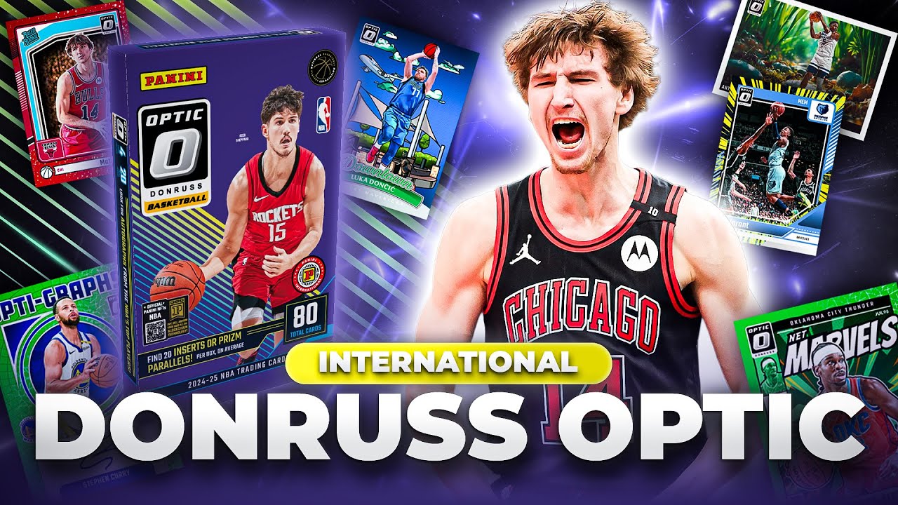Optic International Boxen sind stark!🔥Panini Optic 2024-25 NBA Basketball International Hobby Box