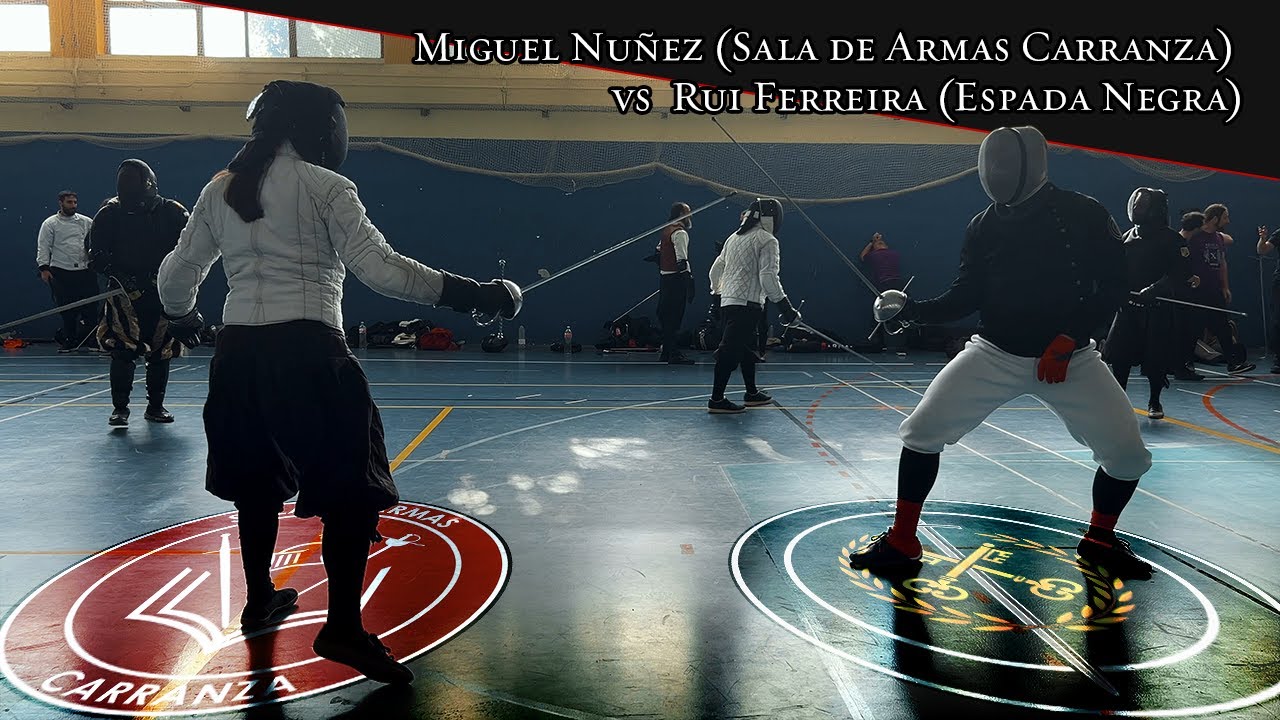 Rapier Sparring - Miguel Nuñez (Sala de Armas Carranza) vs Rui Ferreira (Espada Negra)