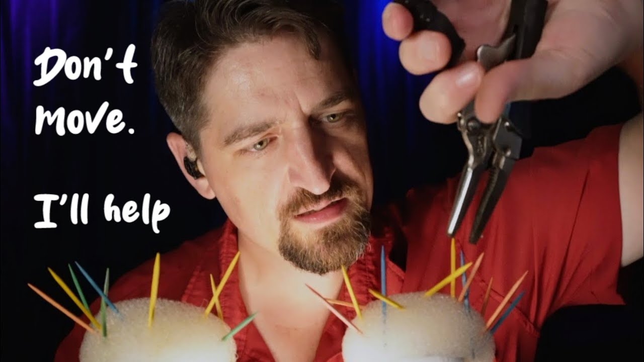 ASMR Careful Plucking Roleplay (High Sensitivity)