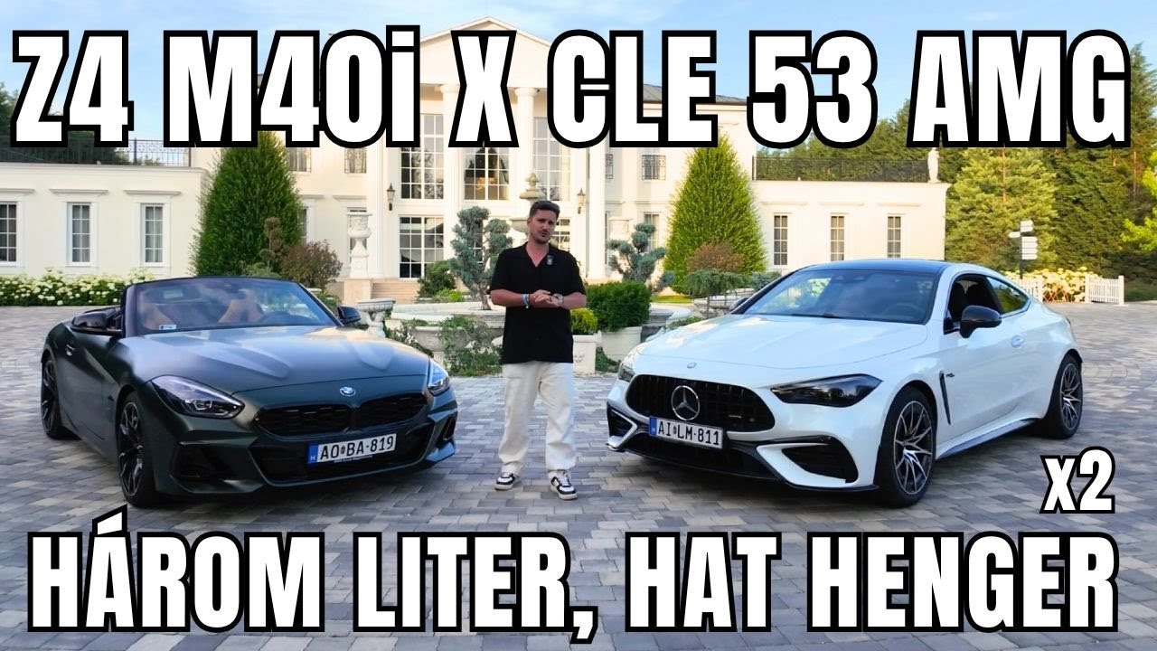BMW Z4 M40i X MERCEDES-AMG CLE 53 // AUTÓSÁMÁN