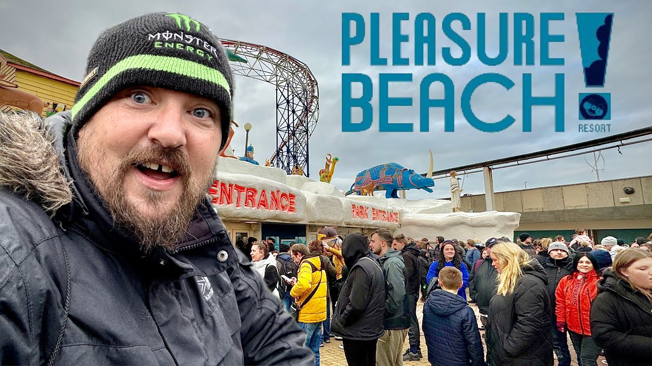 Курорт Pleasure Beach | Блэкпул &mdash; ШОКИРУЮЩИЙ день открытия 2024 года 😮
