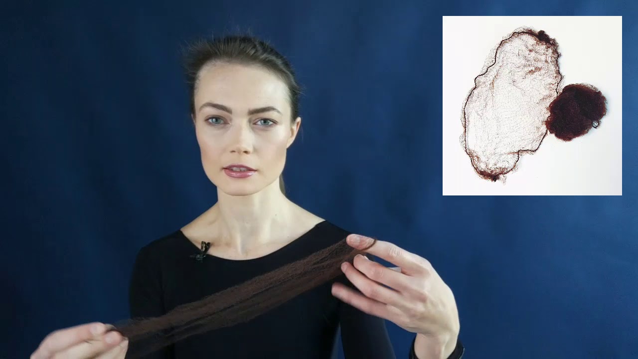 Vorbereitung auf den Dutt - Umgang mit dem Haarnetz
