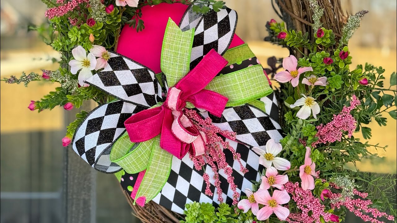 How to design a Spring Easter Wreath