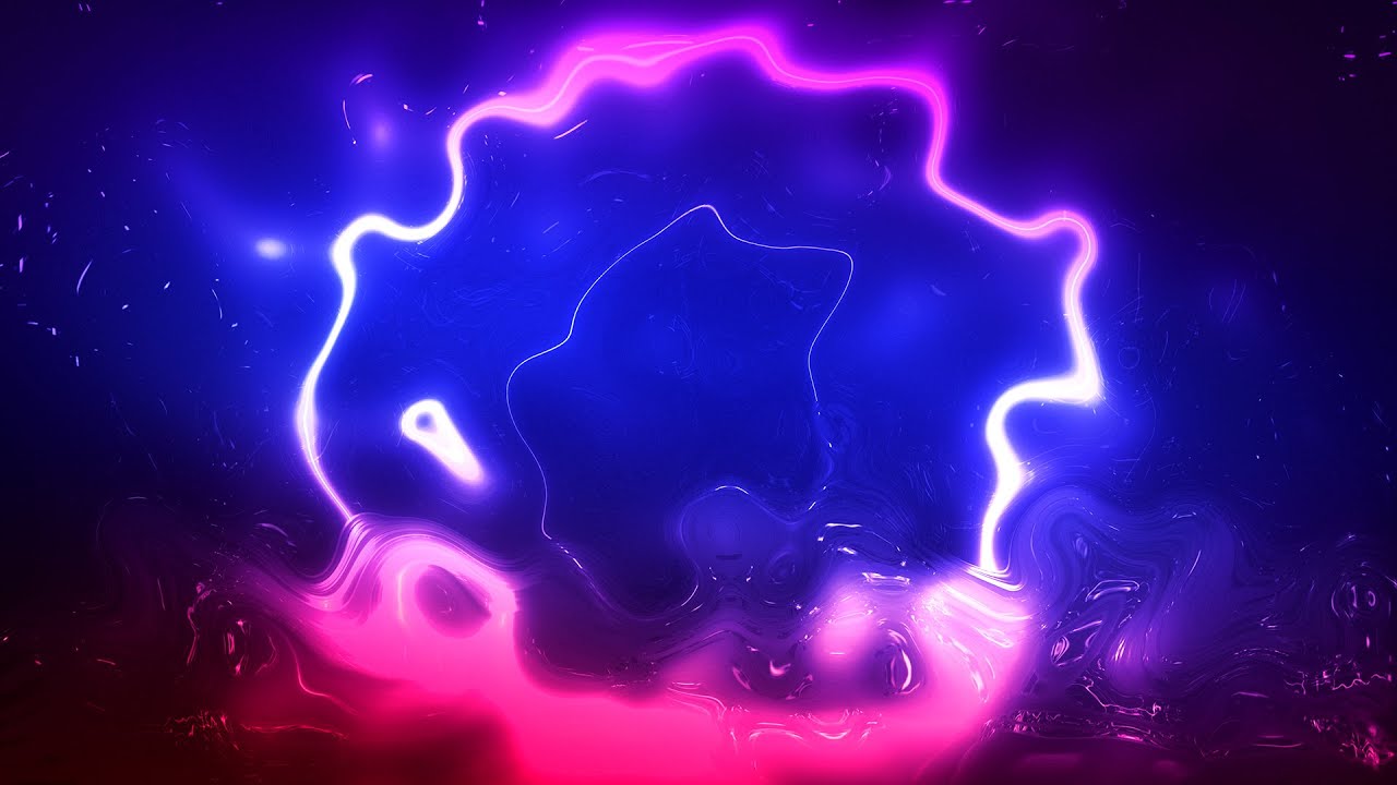 Liquid Abstract Ring Pulse Background video | Footage | Screensaver