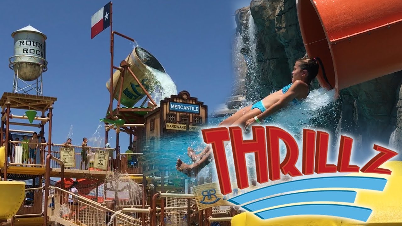 Rock'N River Water Park in Round Rock Texas Overview 2017 HD POV - Thrillz
