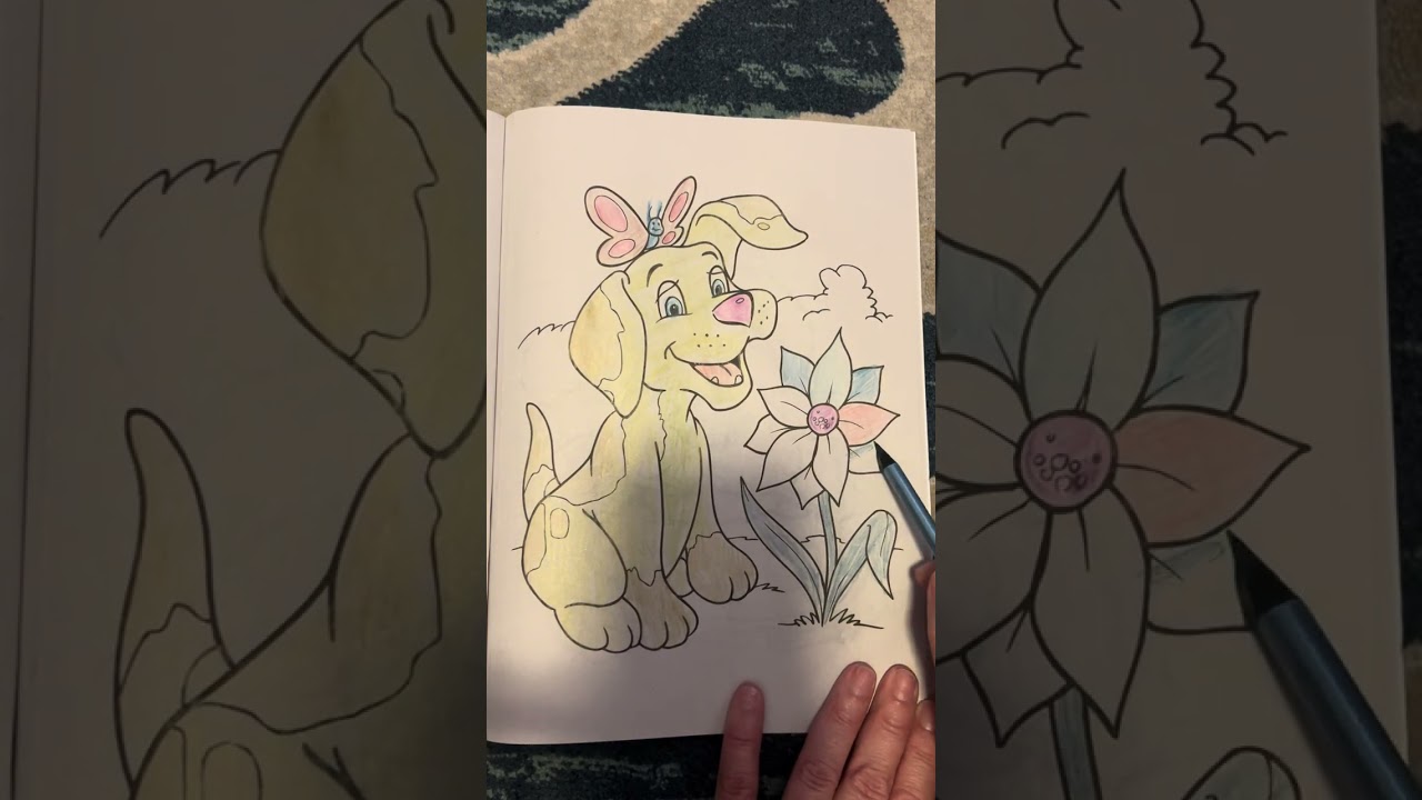 Happy Sunday #dogscoloringcollab @Disneyandcoloringwithjamie 