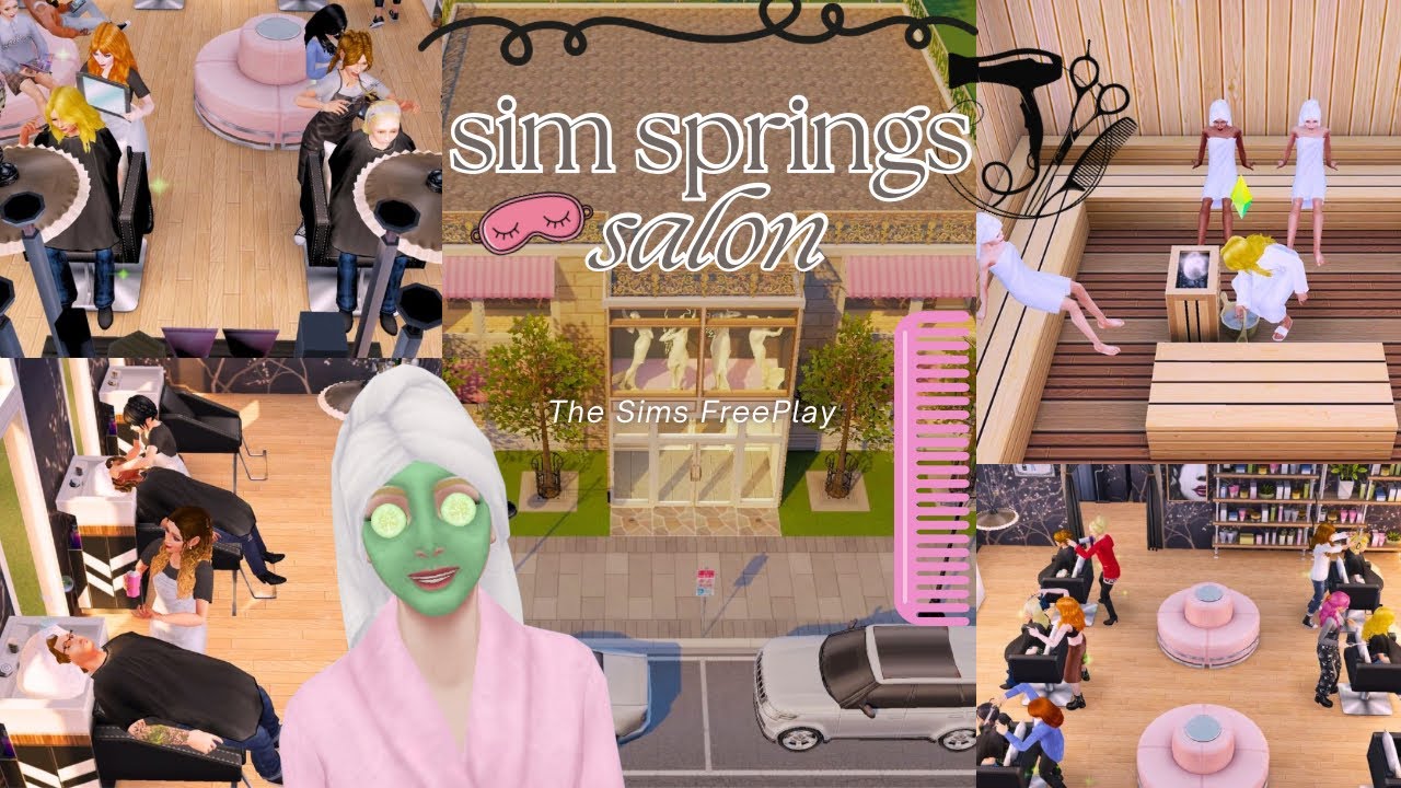Sims FreePlay Salon Build - Tour & Floor Plans