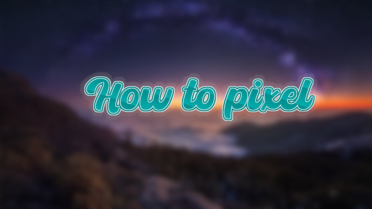HOW TO PIXEL | German Tutorial - GIMP