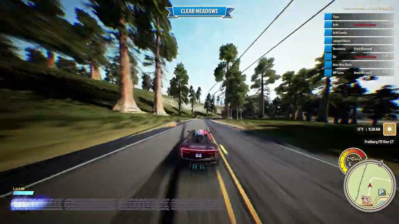 Wreckreation - Freiberg F11 Vier GT Drive with Burnout Revenge Music