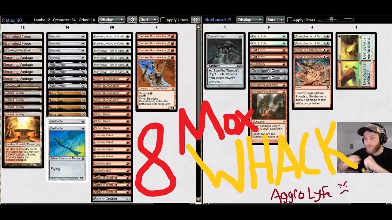 MTG - Modern 8 Mox Whack