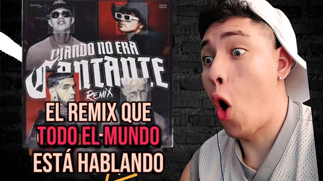 KAL.LITO  reacciona a Cuando No Era Cantante Remix 🔥🤯 El Bogueto, Anuel, Fuerza Regida, Yung Beef