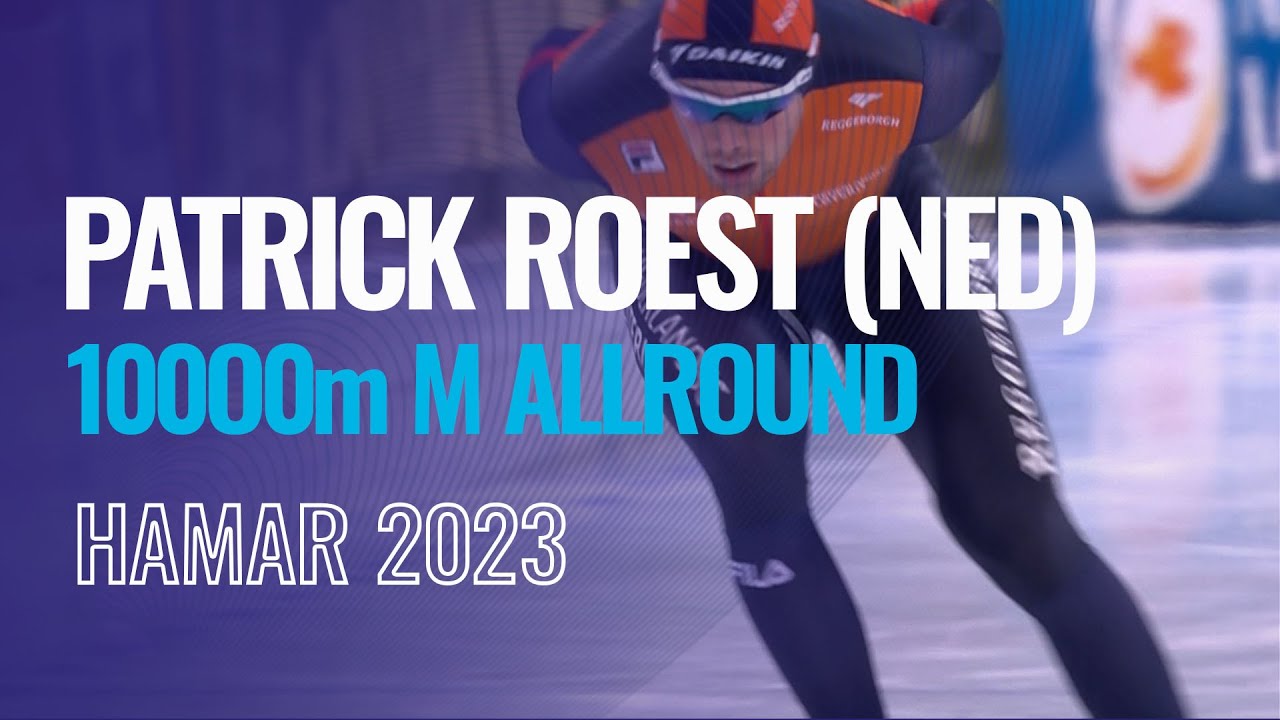 Patrick ROEST (NED) | Winner | 10000m M Allround | Hamar | #SpeedSkating