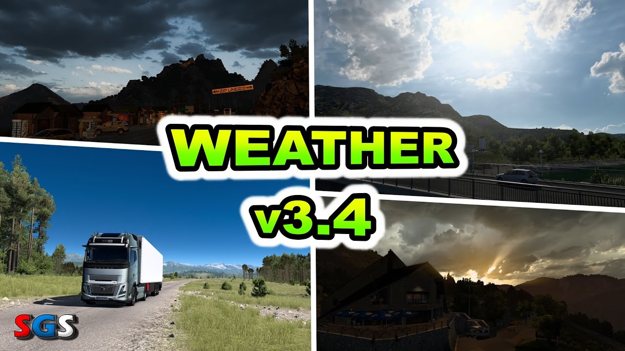 |ETS2 1.55| Weather 3.4