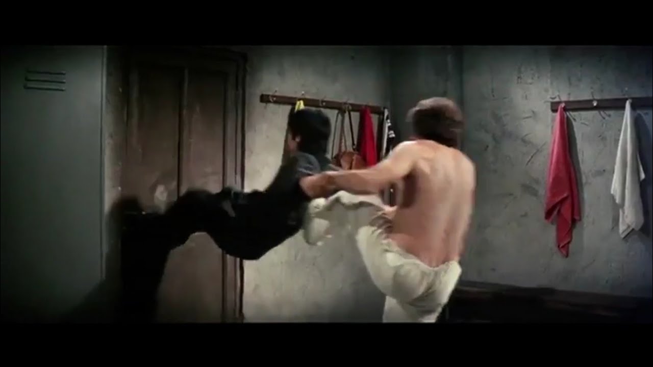 Game of death Bruce lee vs Carl Miller fight scene