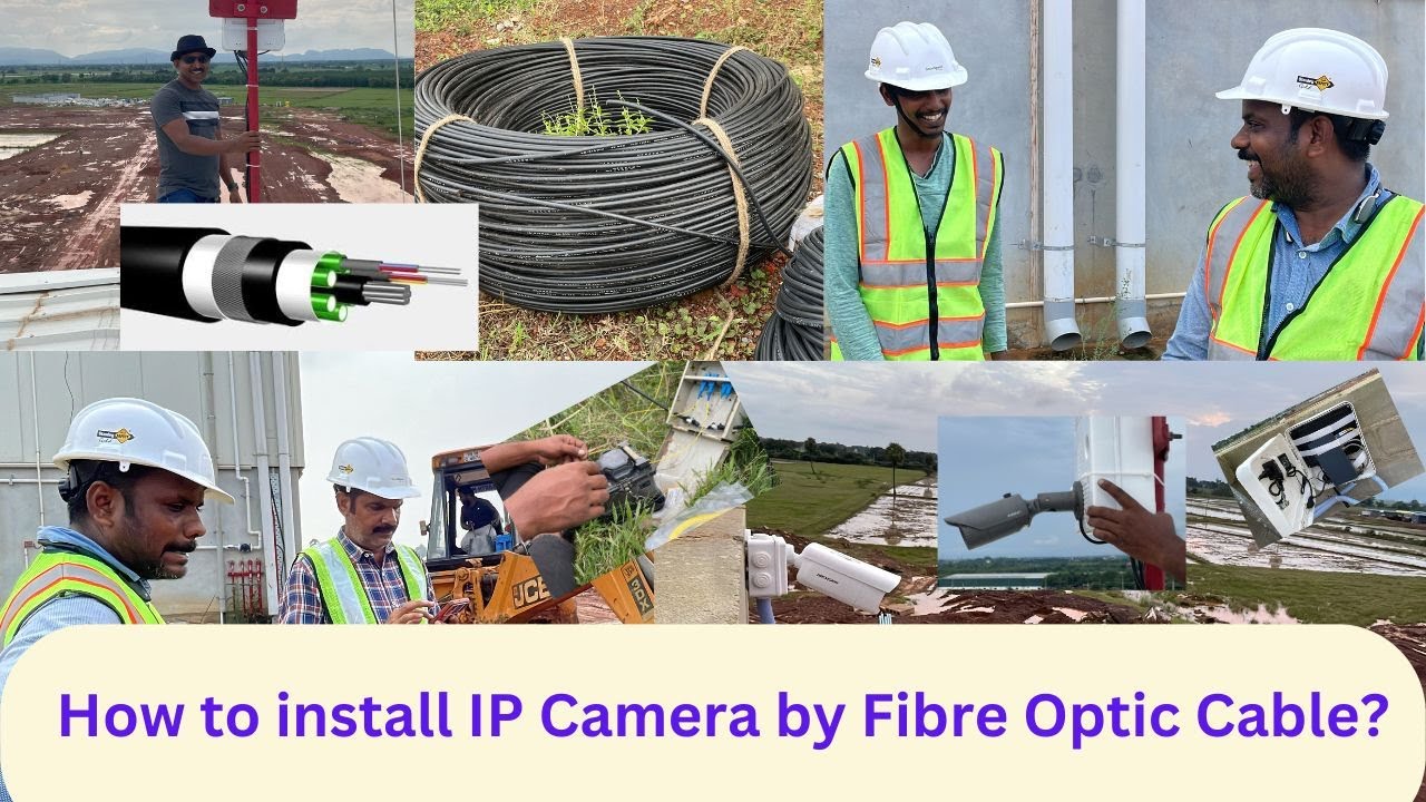 How do I connect my IP camera to fiber optic cable? Can fiber optic cable be used for camera?