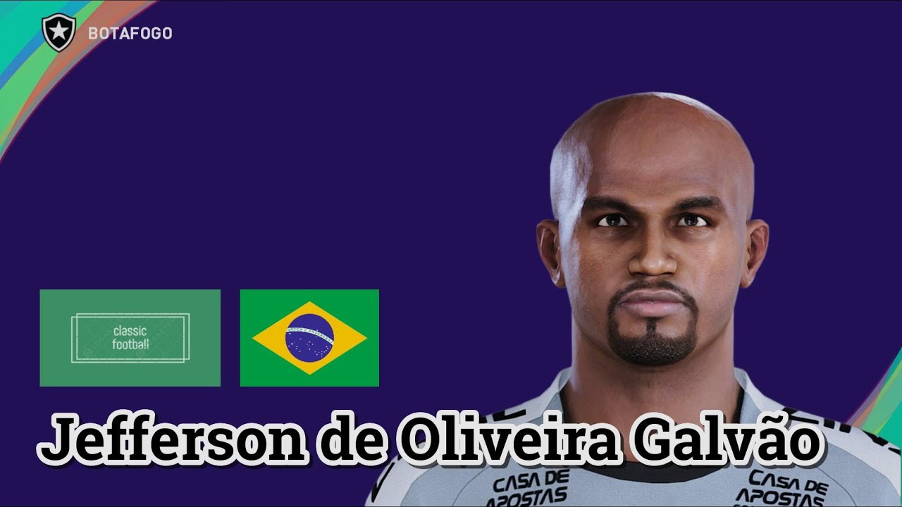 Jefferson de Oliveira Galvão - PES Clasico (Face, Body& Stats)