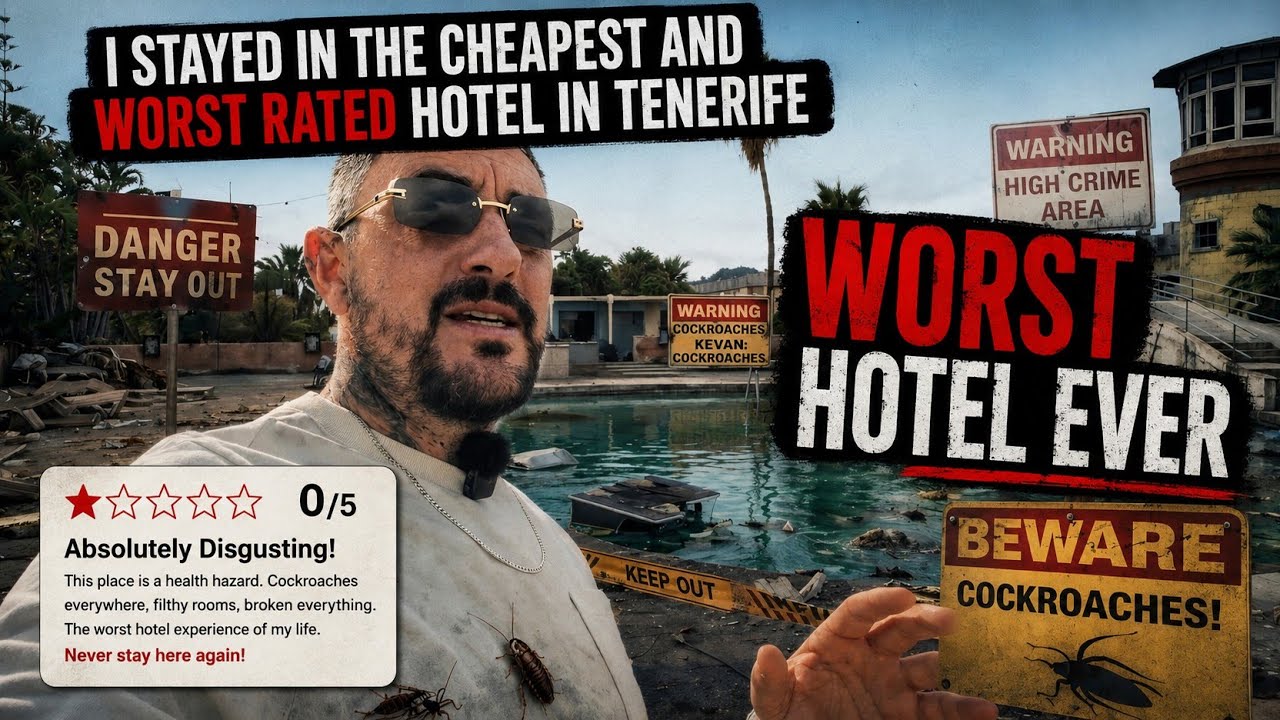 WE STAYED AT TENERIFE'S CHEAPEST AND WORST RATED HOTEL! 