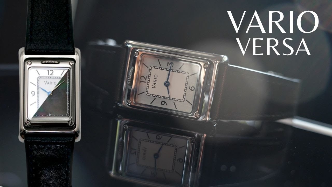 A JLC REVERSO ALternative!! 2025 Vario VERSA Dual time CASUAL DRESS WATCH