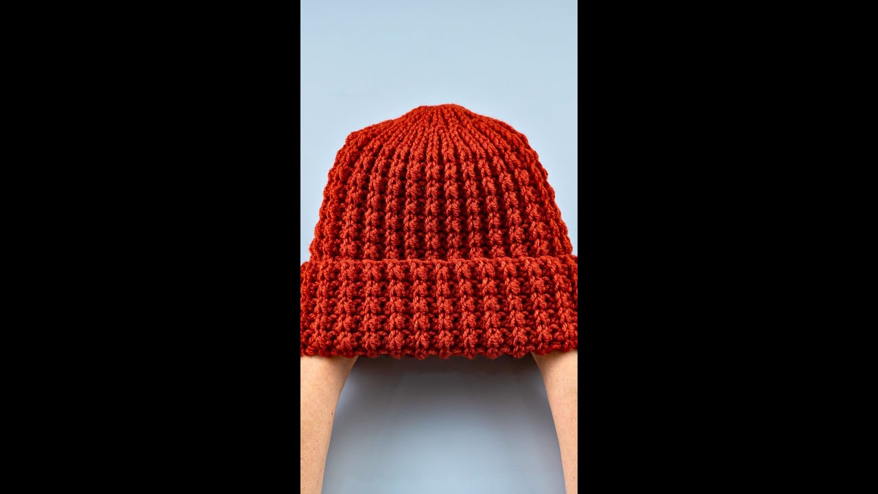 Простая схема вязания крючком шапки! Miarti🧶