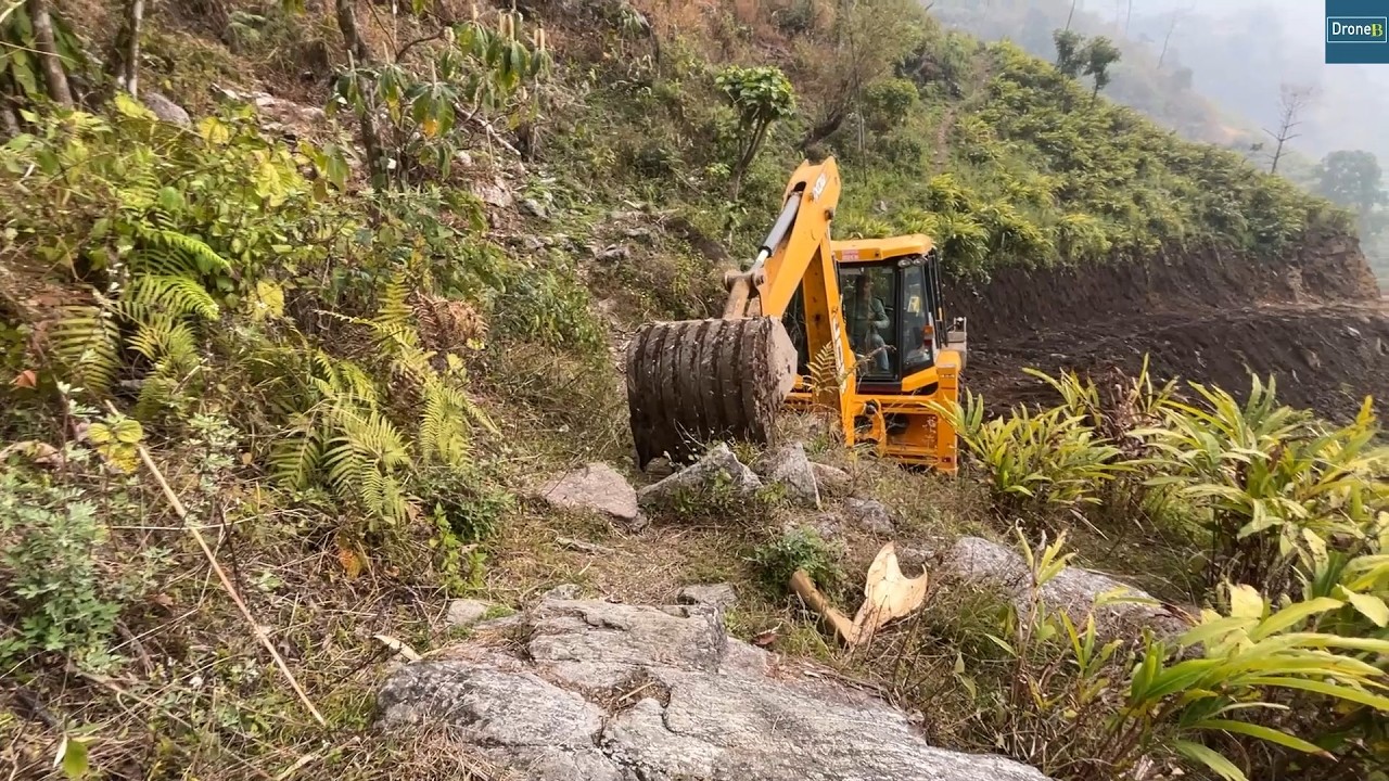 Rural Mountain Villagers FINALLY Get a Road-Cutting Rocky Mountains for New Road