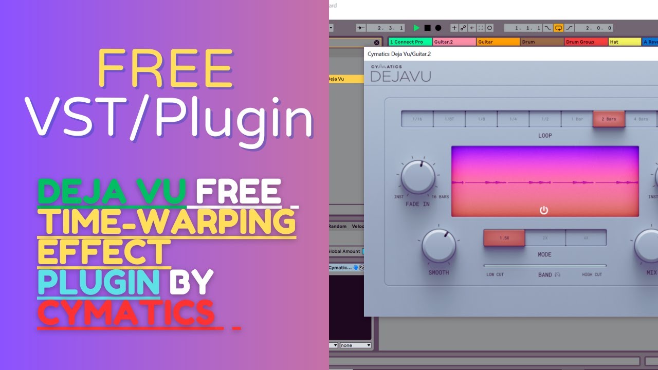 Deja Vu - FREE Time Warping Effect VST/Plugin by Cymatics 
