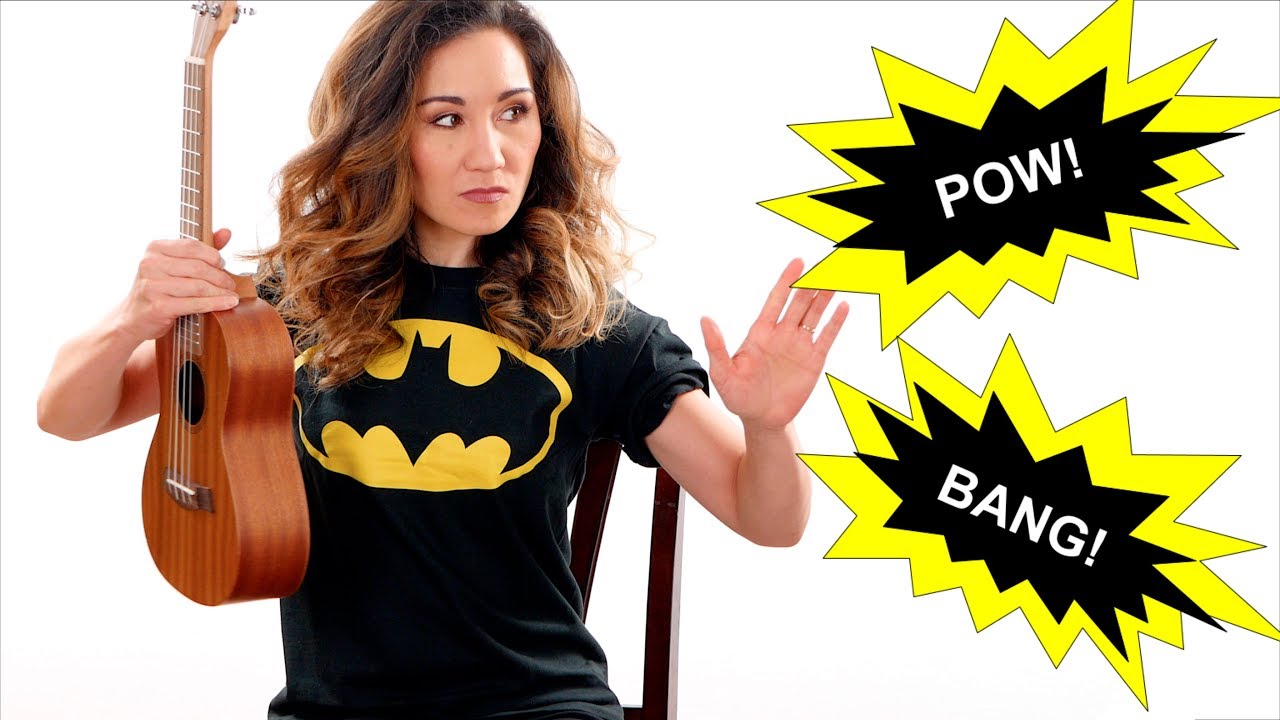 Batman Theme Song Ukulele Tutorial - Random Riff Friday
