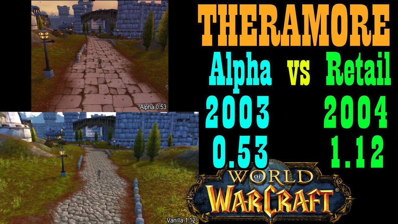 Theramore Isle: Alpha (2003) vs Retail (2004) Side-By-Side [Vanilla / Classic World of Warcraft]