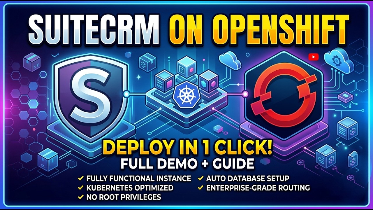 SuiteCRM on OpenShift. Full deployment in two minutes!