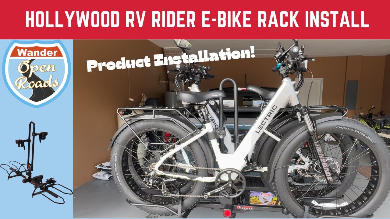 Сборка и установка крепления для велосипедов Hollywood RV Rider — Электровелосипеды — Крепления д...