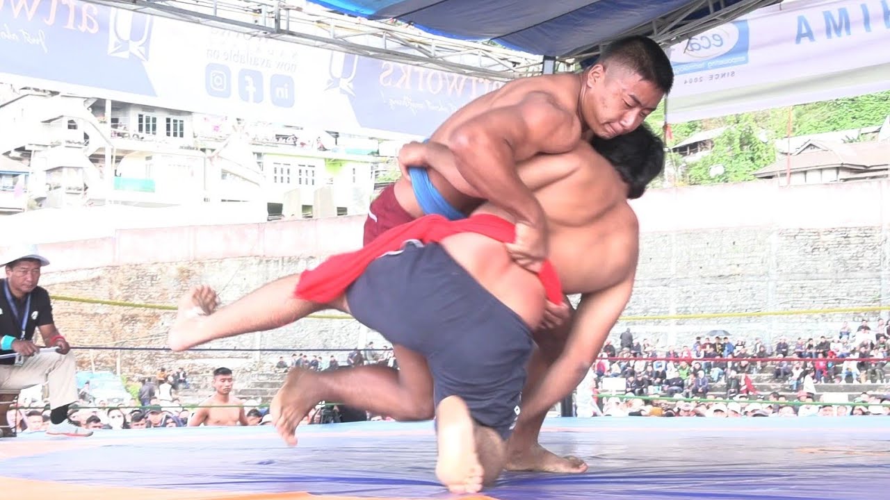 CWA open champ 2022/ Huluyi D Vadeo all bouts at Open Chakhesang Naga wrestling meet 2022