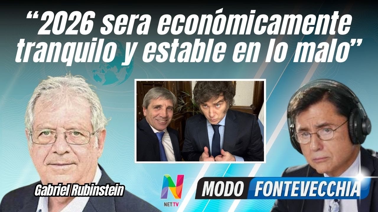 El economista Gabriel Rubinstein analizó las perspectivas económicas del programa de Milei