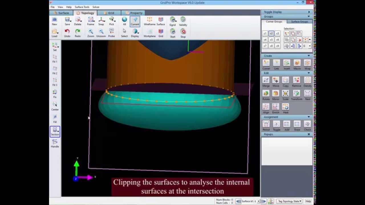Internal surface