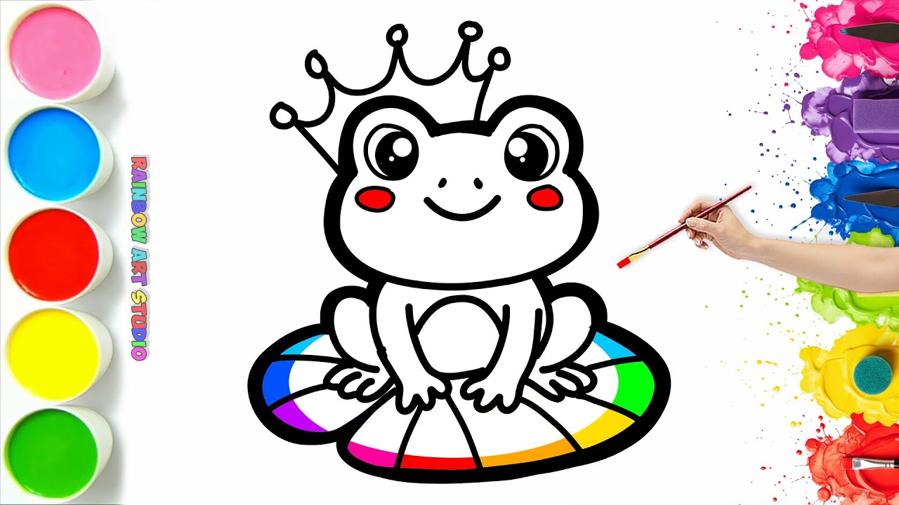 🐸👑 How To Draw The Cute Frog King | Easy Step By Step Tutorial #72
