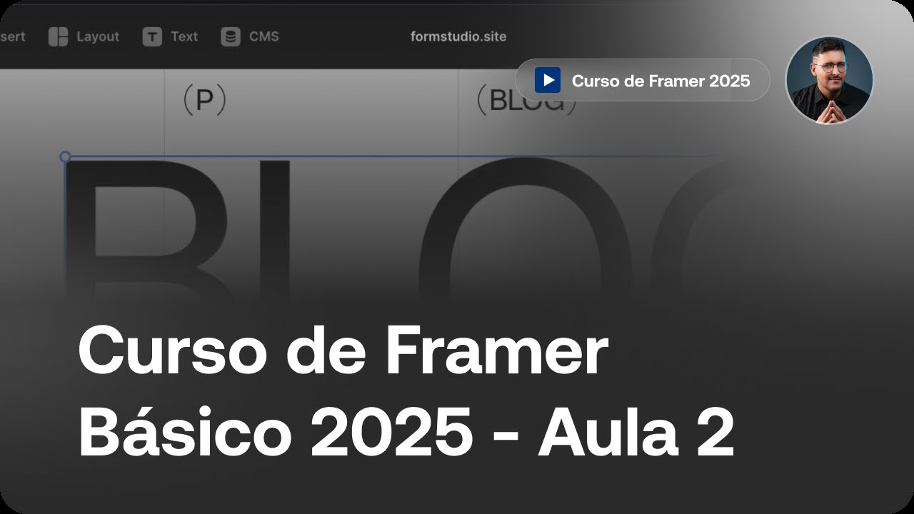 Curso de Framer B&aacute;sico 2025: O que &eacute; Workspace no Framer