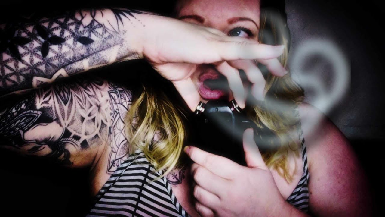 [ASMR] Aggressive Tascam| Ear digging/tapping| Breathing & blowing + Layered sounds