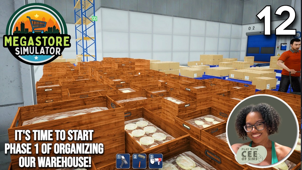 Spending Almost An HOUR Organizing The Chaos Of Our Warehouse in Megastore Simulator! | EP #12