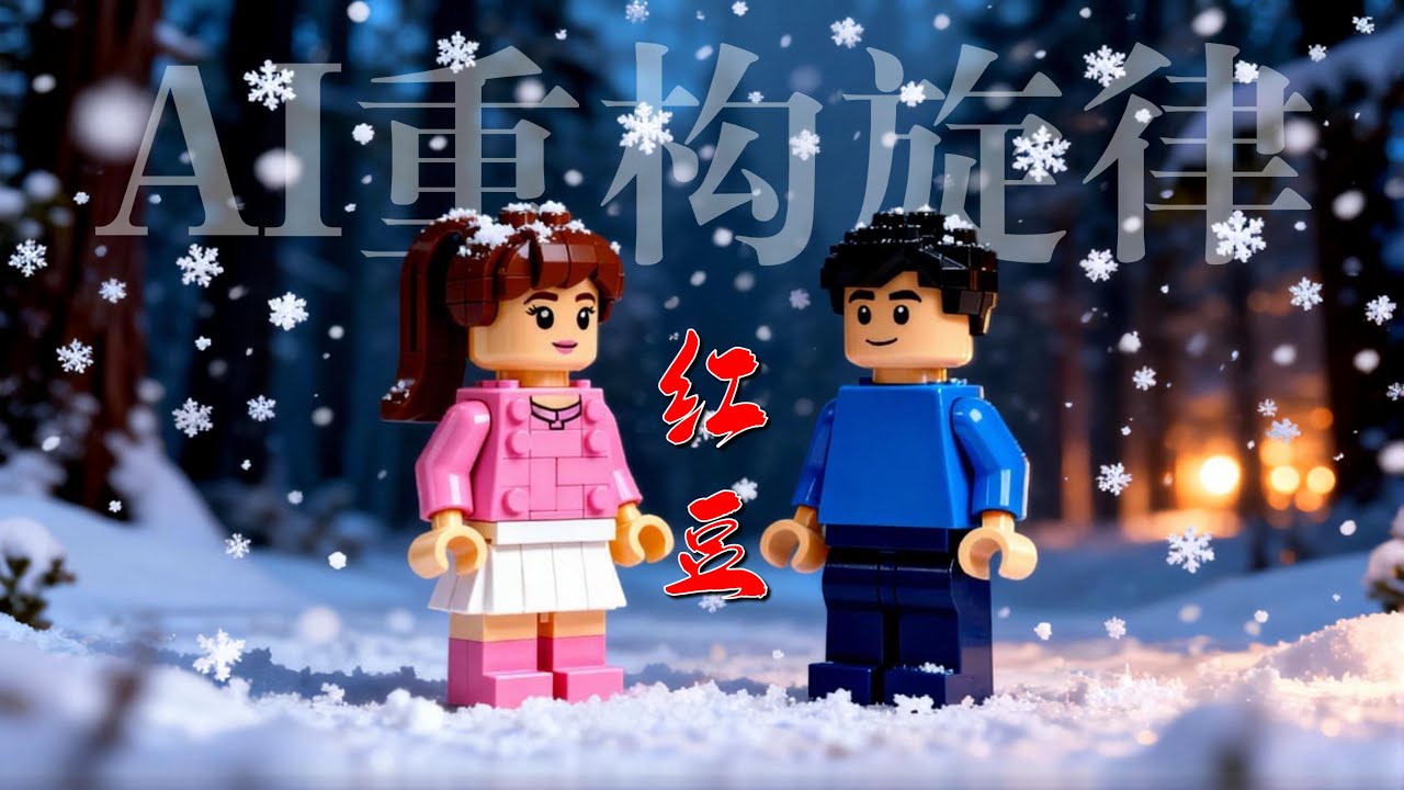 AI重构 | 旋律重写，致敬《红豆》经典歌词 #AI重构 #红豆 #王菲 #AI作曲 #AI音乐 #致敬经典 #治愈系 #AI翻唱