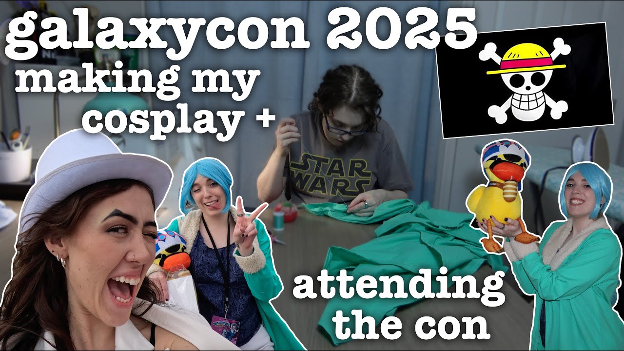 GalaxyCon 2025 | making my cosplay + attending the con | vlog