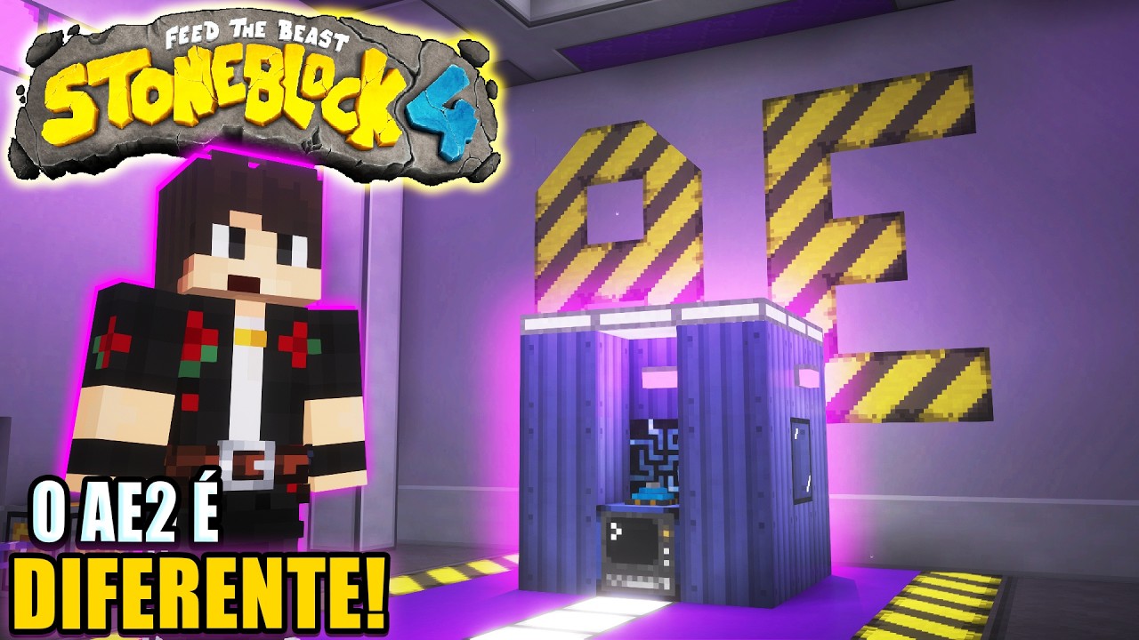 O AE2 ESTÁ DIFERENTE NESSE MODPACK! STONEBLOCK 4! #10