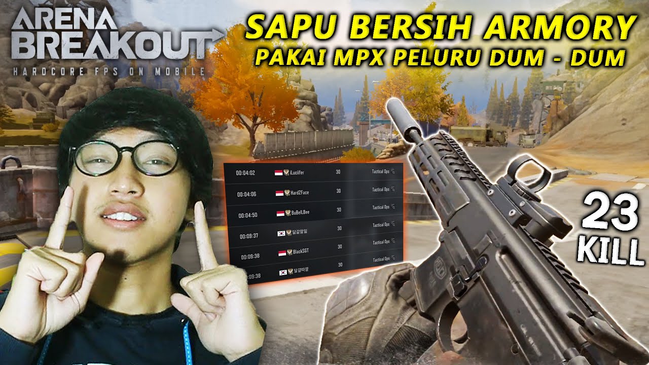 CARA MAIN HEMAT TAPI TETAP PRO DI ARENA BREAKOUT! PAKE MPX DUM-DUM BISA RATAIN 2 SQUAD ACE DI ARMORY